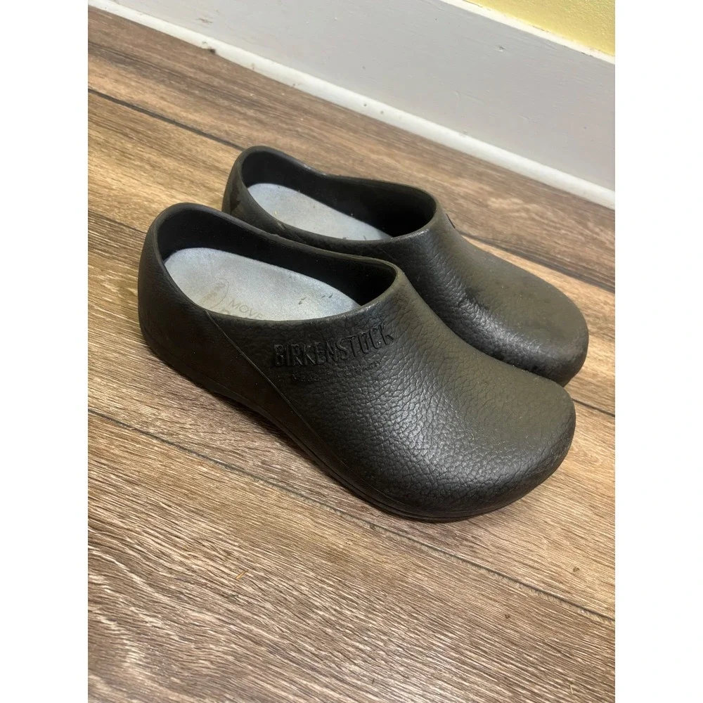 Birkenstock A630 Alpro Black Work Clogs Slip Resistant Professional Shoes Sz 41